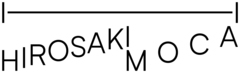 ロゴ「HIROSAKI MOCA」