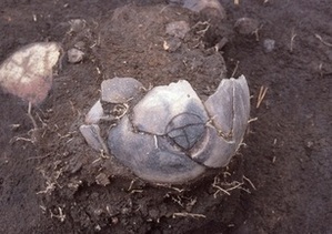 鉢形土器（2008年、北から）