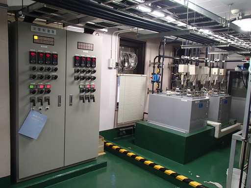 薬品注入設備（消毒のため、薬品を注入する設備）