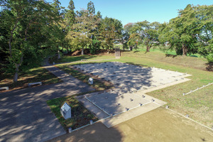 本丸御殿広間跡全景（2018年、南東から）