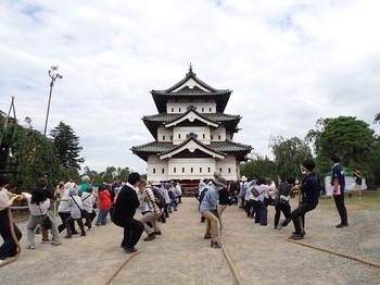 曳戻し体験の画像