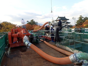 機械掘削状況遠景の画像