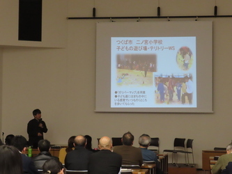 フォーラムの様子（土井准教授）