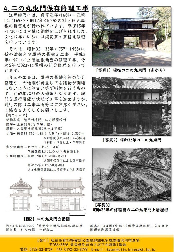 かわら版vol.14裏面の画像