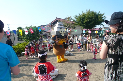 一緒に「タッタカ♪たか丸くん」を踊ったよ